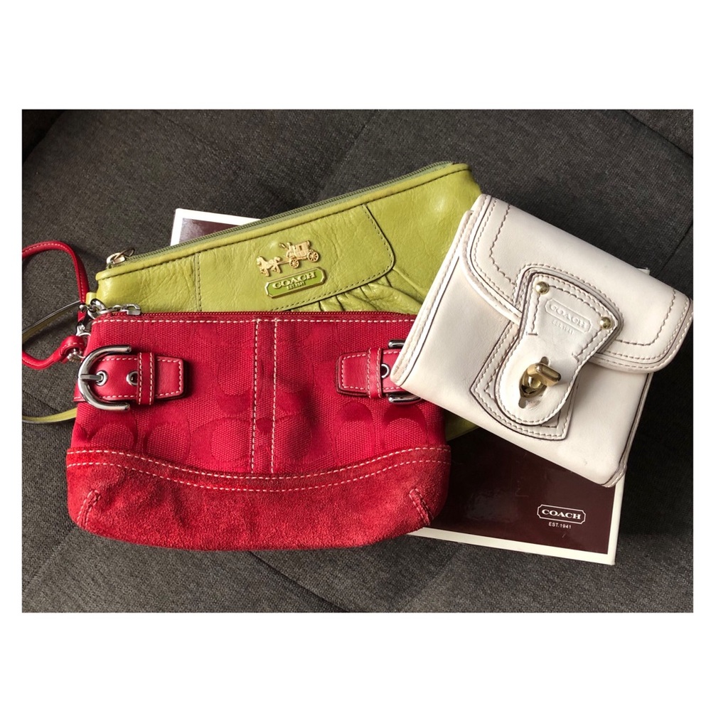 Authentic Vintage Coach 3 Item Bundle 👛